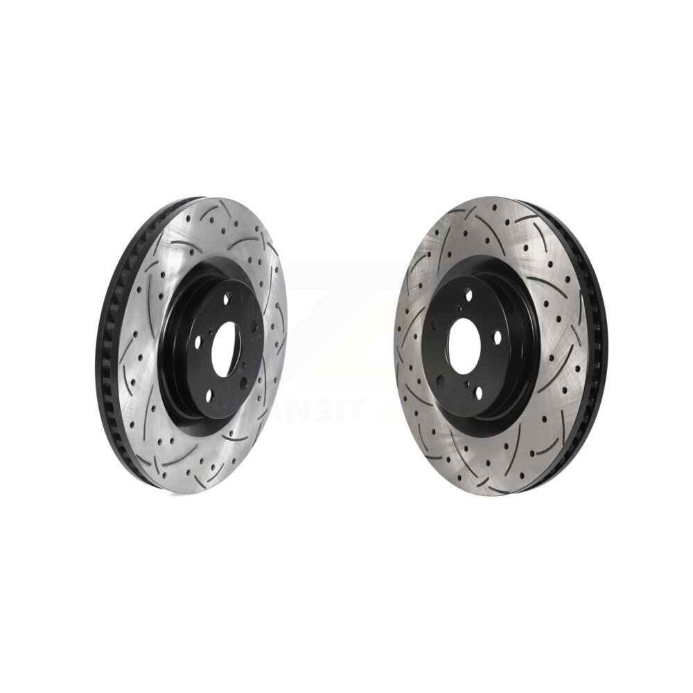 Front Drilled Slot Brake Rotors Kit For Lexus IS300 IS350 GS350 RC350 RC300 GS450h IS200t KD-100571