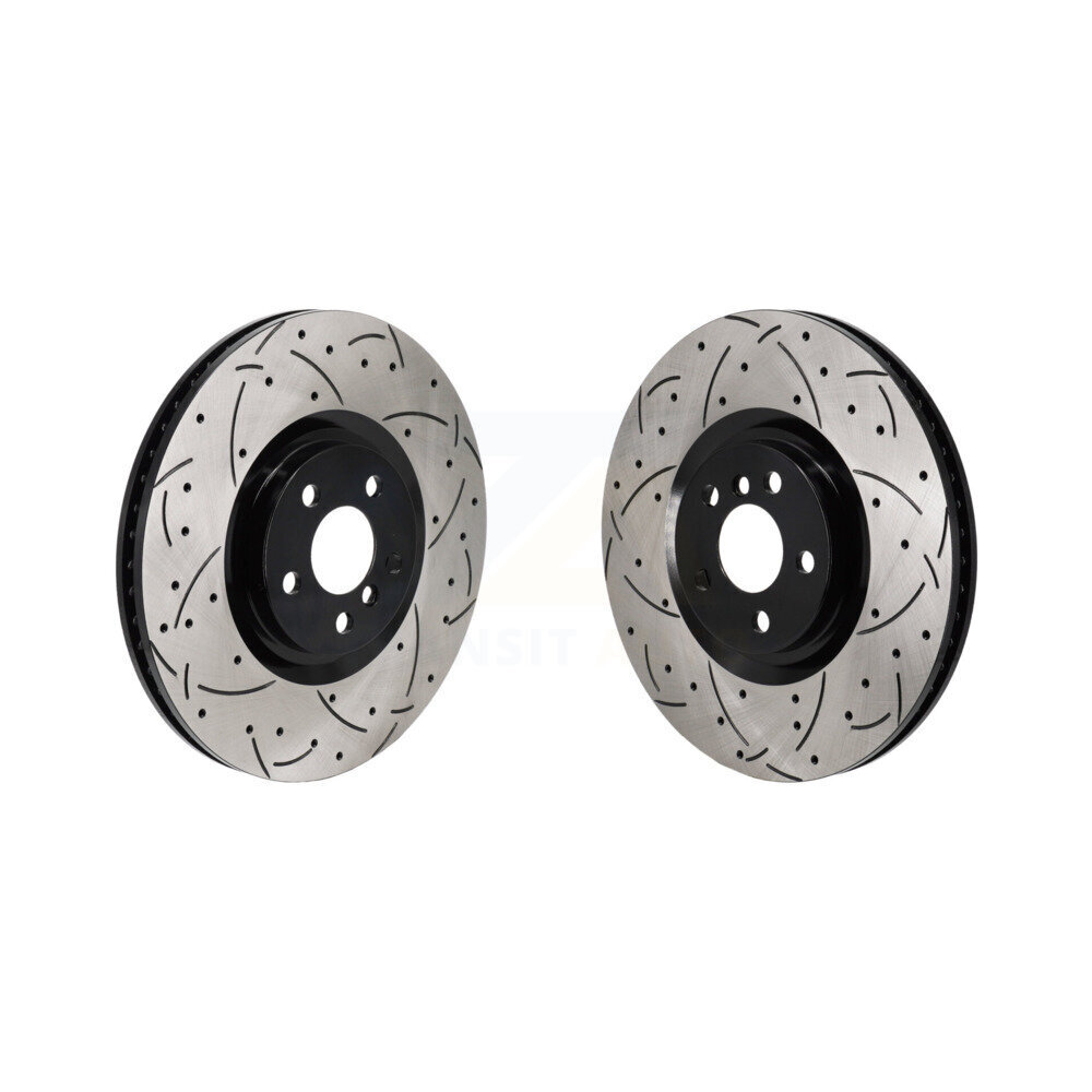Front Drill Slot Brake Rotors Kit For Mini Cooper Countryman BMW X2 228i xDrive Gran Coupe KD-100641