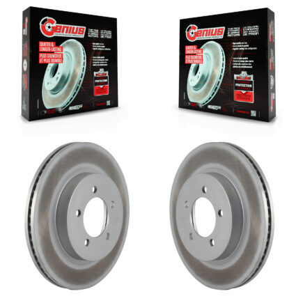 Front Coated Disc Brake Rotors Pair For Ford Explorer Mercury Mountaineer KG-100073