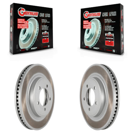 Front Coated Disc Brake Rotors Pair For Ford Explorer Sport Trac Mercury Mountaineer KG-100089