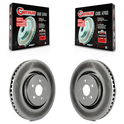 Front Coat Disc Brake Rotor Pair For Ford Edge Fusion Lincoln Nautilus MKX MKZ Continental KG-100111