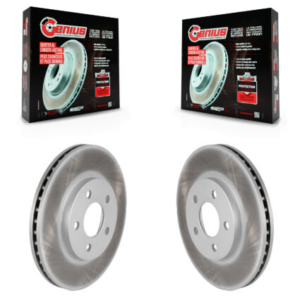 Front Coated Disc Brake Rotors Pair For Neon Dodge Chrysler Plymouth SX 2.0 KG-100116