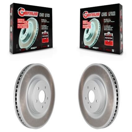 Front Coat Brake Rotors Pair For INFINITI Q50 G37 Nissan 370Z Q60 M37 FX50 Z QX70 Q70 Q70L KG-100298