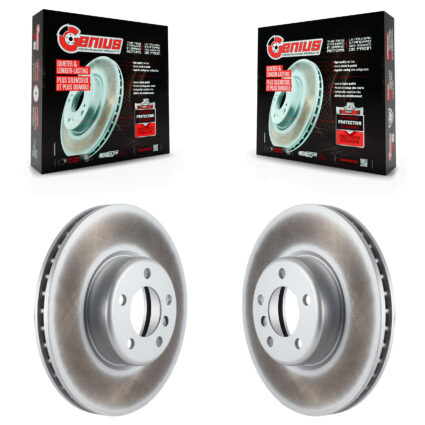 Front Coat Brake Rotor Pair For BMW 328i xDrive 330i 320i 335i 428i 435i 440i 228i Gran GT KG-100376