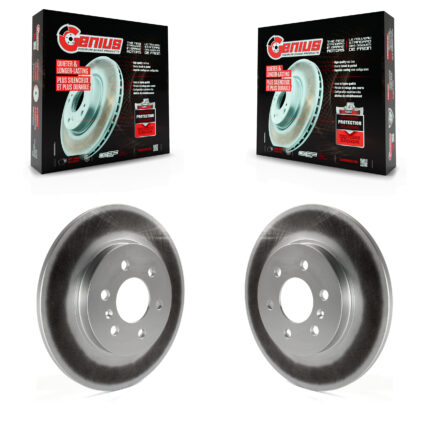 Rear Coated Brake Rotors Pair For Pontiac Montana Chevrolet Uplander Buick Terraza Saturn KG-100397