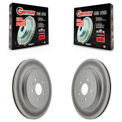Rear Coat Brake Rotors Pair For Ford Explorer Flex Taurus Police Interceptor Utility Sedan KG-100452