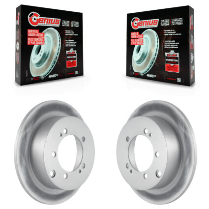 Rear Coat Brake Rotors Pair For Chrysler Sebring Mitsubishi Lancer Eclipse Outlander Eagle KG-100463