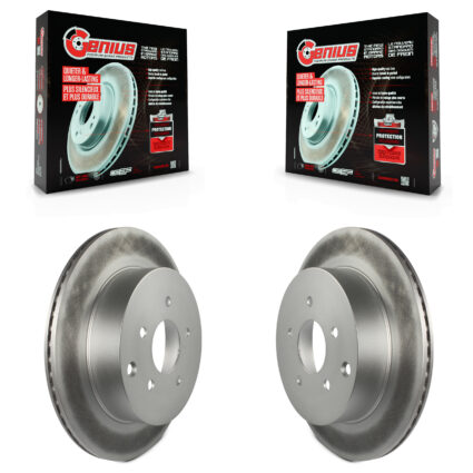Rear Coat Brake Rotors Pair For Nissan Murano INFINITI Pathfinder QX60 Q50 FX35 Quest JX35 KG-100531