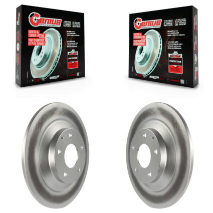 Rear Coated Disc Brake Rotors Pair For Mazda CX-5 CX-30 MX-30 EV KG-100654