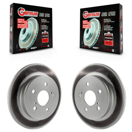 Rear Coat Disc Brake Rotor Pair For Toyota RAV4 Camry Lexus Corolla Cross C-HR NX300 Venza KG-100674