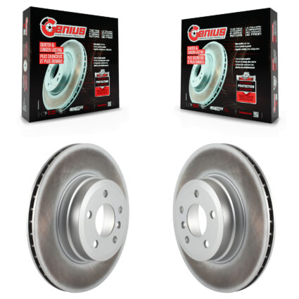 Rear Coated Disc Brake Rotors Pair For BMW X5 X6 KG-100680