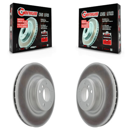 Rear Coat Brake Rotors Pair For BMW 320i xDrive 230i 228i 328i M240i M235i 428i Gran Coupe KG-100685