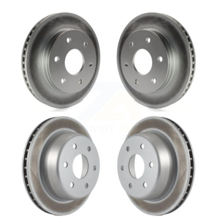 Front Rear Coat Brake Rotor Kit For Chevrolet GMC Silverado 1500 Sierra Avalanche Yukon XL KG-100699