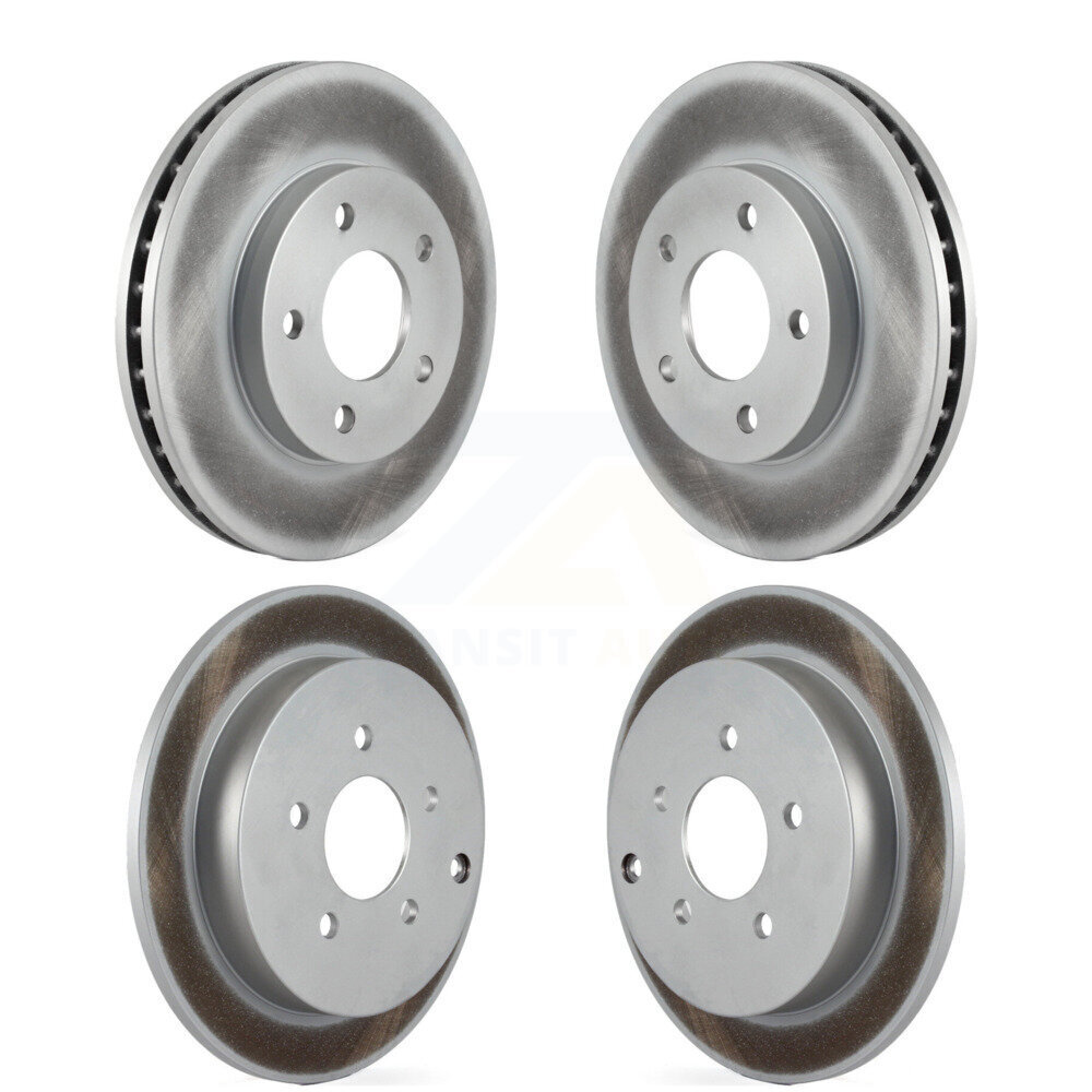 Front Rear Coated Disc Brake Rotors Kit For Buick Rendezvous Pontiac Aztek KG-100705