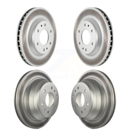 Front Rear Coated Brake Rotors Kit For GMC Envoy Chevrolet Trailblazer Oldsmobile Bravada KG-100707