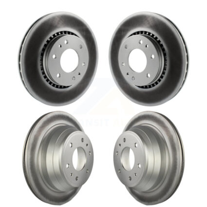 Front Rear Coat Brake Rotors Kit For Chevrolet GMC Trailblazer Envoy XL EXT SSR Buick Saab KG-100708
