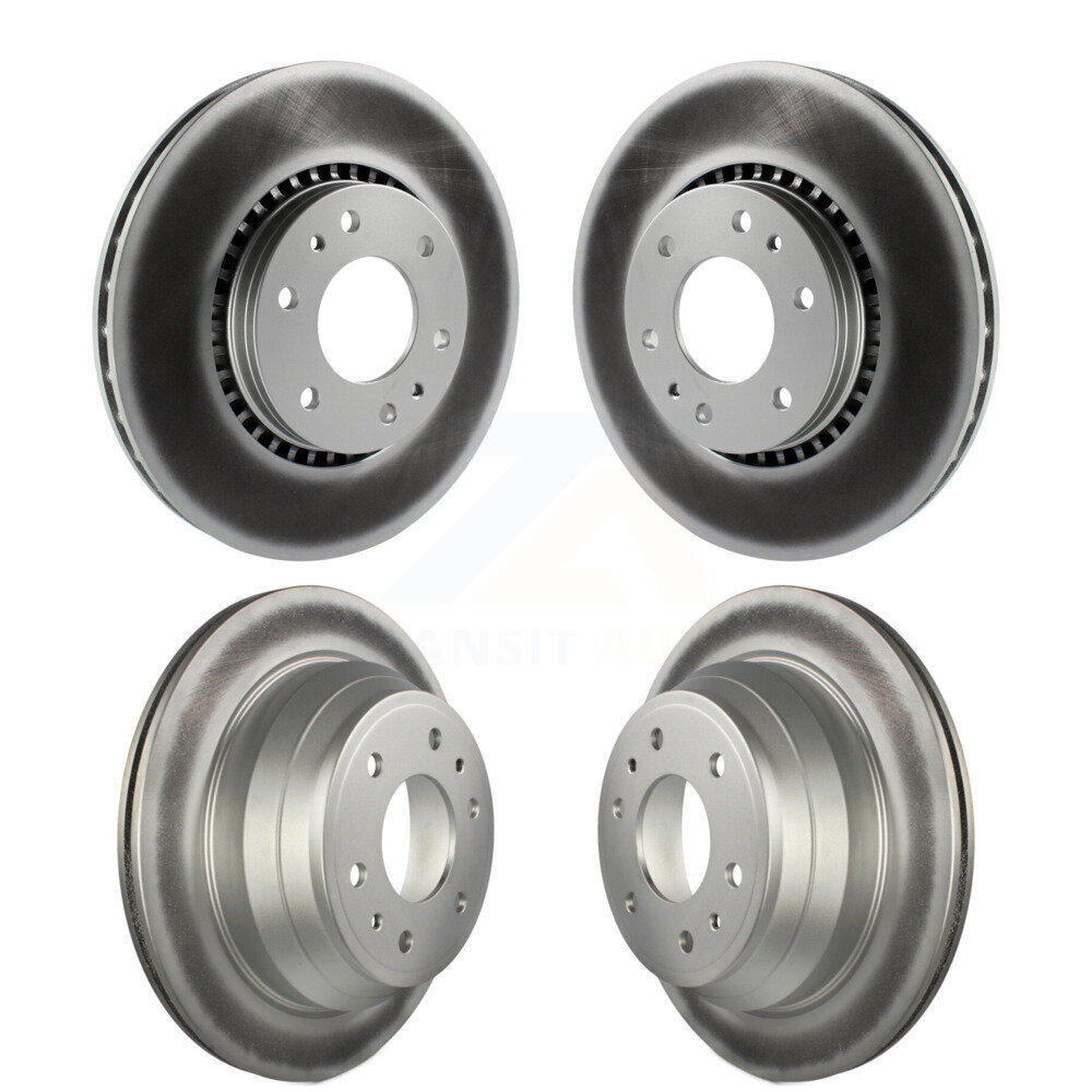 Front Rear Coat Brake Rotors Kit For Chevrolet GMC Trailblazer Envoy XL EXT SSR Buick Saab KG-100708