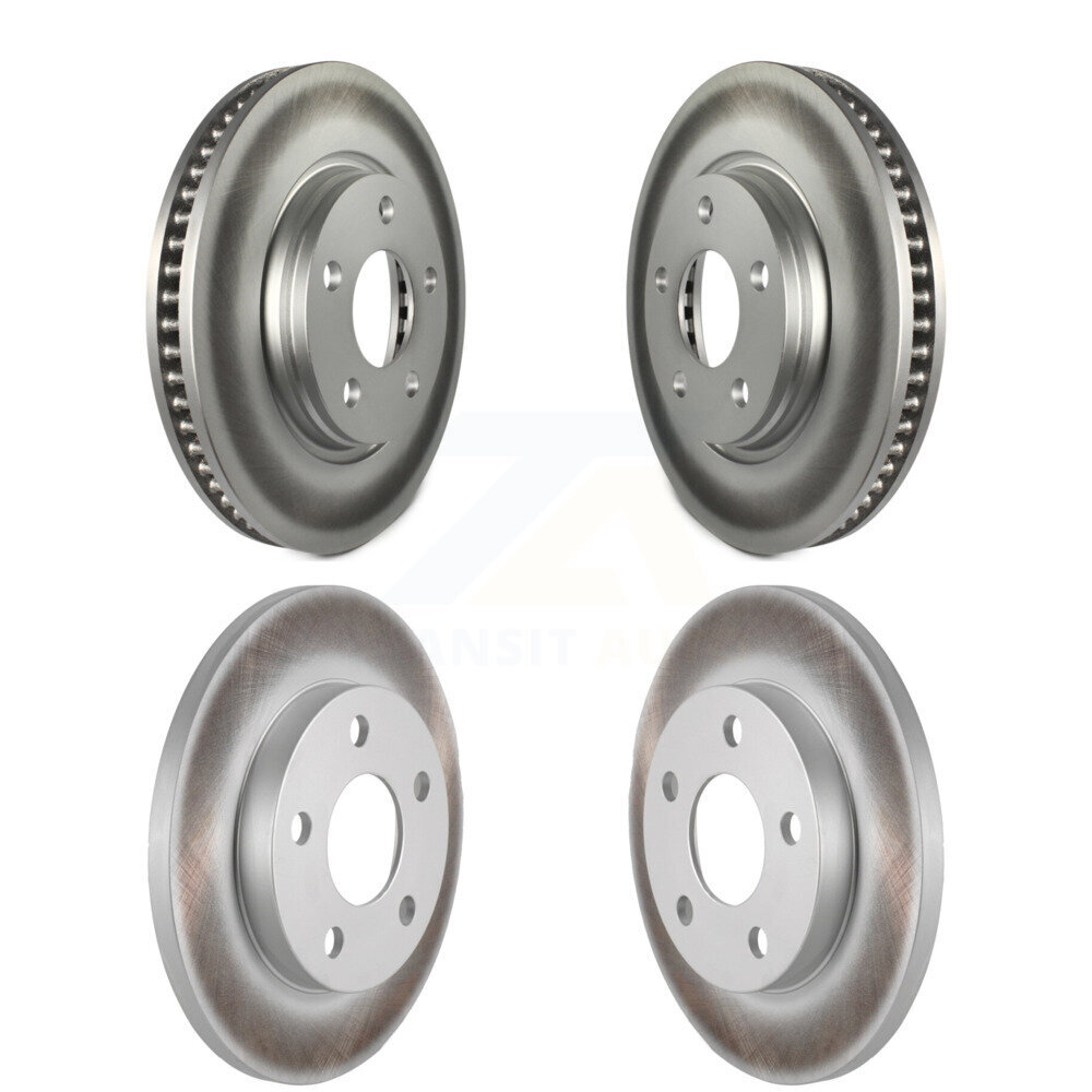 Front Rear Coated Disc Brake Rotors Kit For Buick LaCrosse Pontiac Grand Prix Allure KG-100713