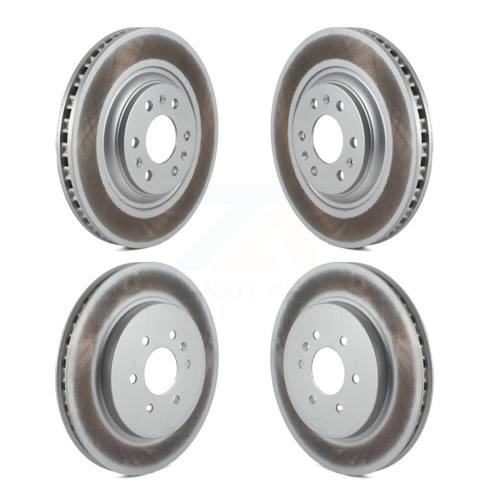 Front Rear Coated Disc Brake Rotors Kit For 2004-2009 Cadillac SRX KG-100717