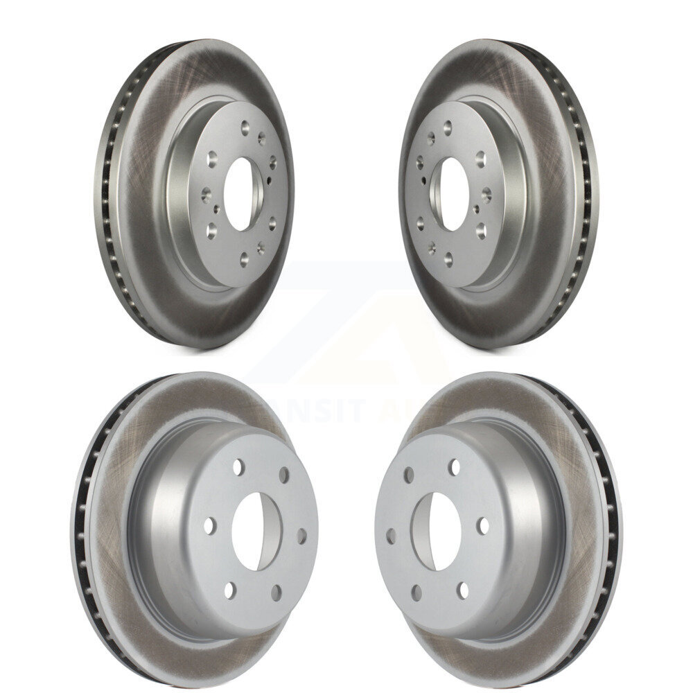 Front Rear Coated Brake Rotors Kit For Chevrolet GMC Silverado 1500 Sierra Express Savana KG-100719