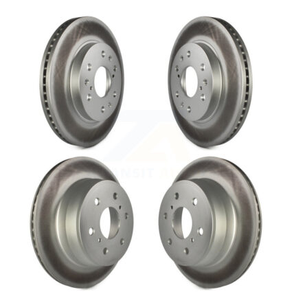 Front Rear Coat Brake Rotors Kit For Chevrolet GMC Sierra 1500 Silverado Tahoe Cadillac XL KG-100720