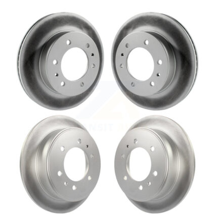Front Rear Coated Disc Brake Rotors Kit For Hummer H3 H3T KG-100723