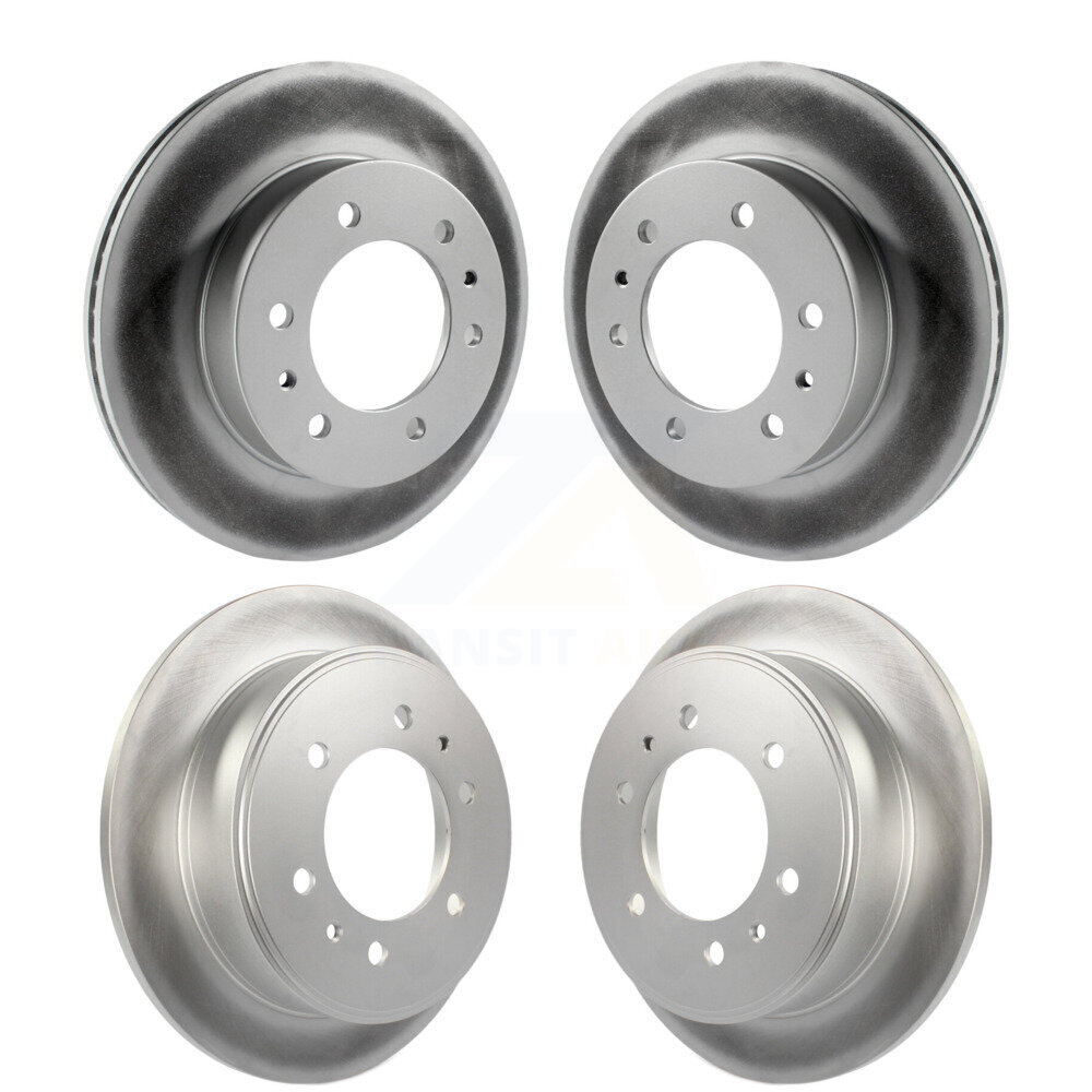 Front Rear Coated Disc Brake Rotors Kit For Hummer H3 H3T KG-100723