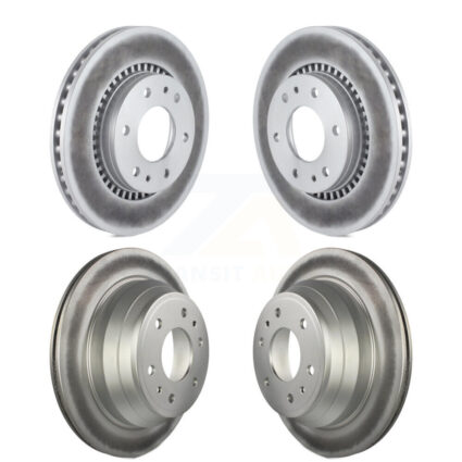 Front Rear Coated Brake Rotors Kit For Chevrolet Trailblazer GMC Envoy Buick Rainier Isuzu KG-100724