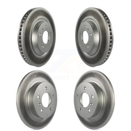 Front Rear Coated Disc Brake Rotors Kit For 2006-2011 Buick Lucerne Cadillac DTS KG-100728