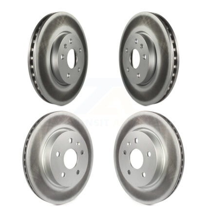 Front Rear Coat Brake Rotors Kit For Chevrolet Malibu Impala Buick LaCrosse Limited Allure KG-100741