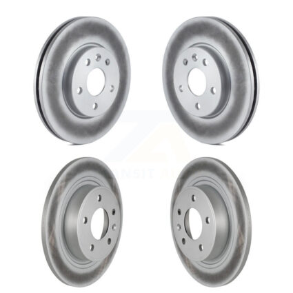 Front Rear Coated Brake Rotors Kit For 2013 Chevrolet Cruze With 292mm Diameter Rotor KG-100744