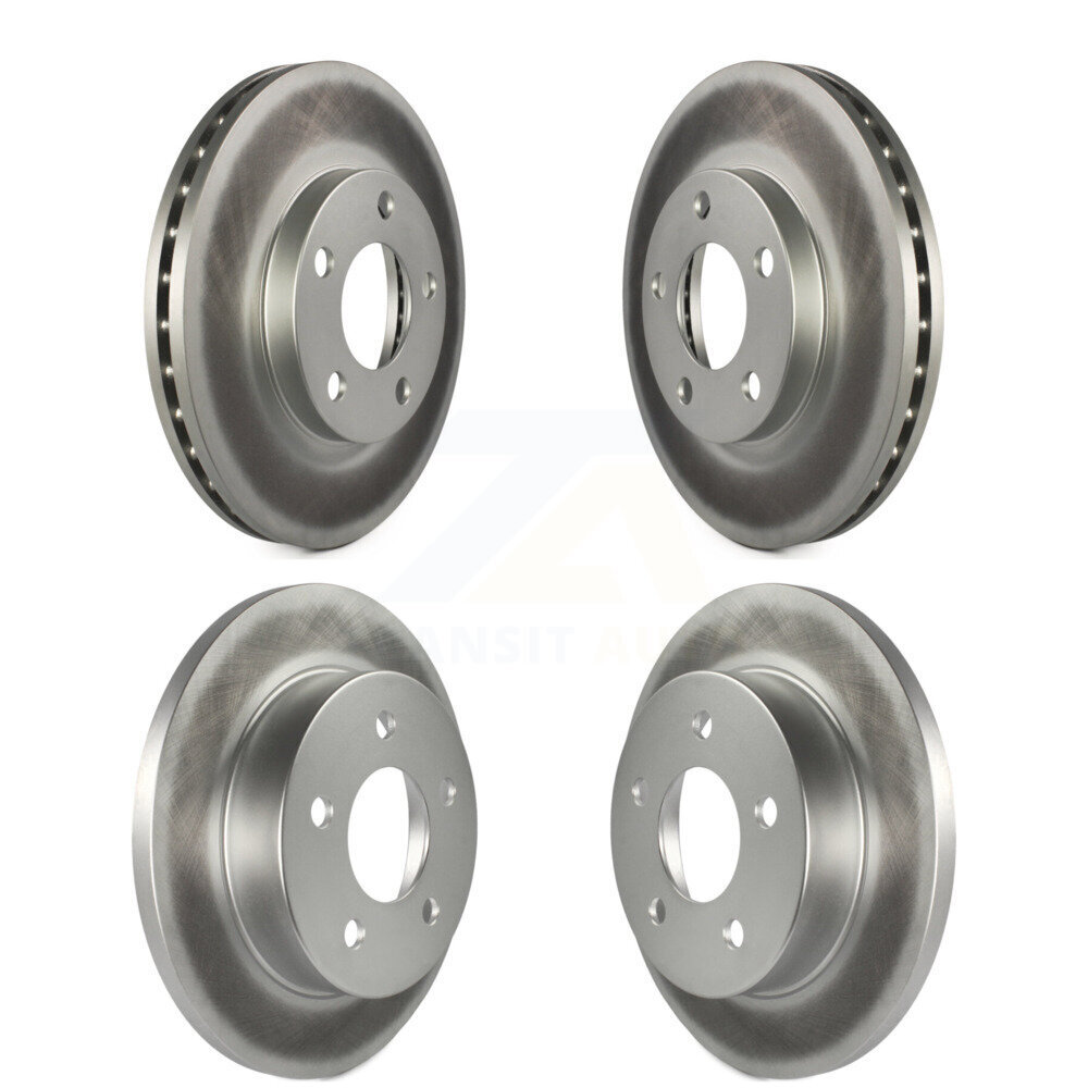 Front Rear Coated Disc Brake Rotors Kit For Ford Mustang KG-100757