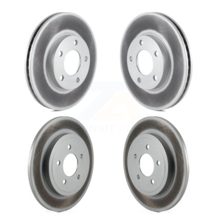 Front Rear Coated Disc Brake Rotors Kit For Ford Escape Mazda Tribute Mercury Mariner KG-100764