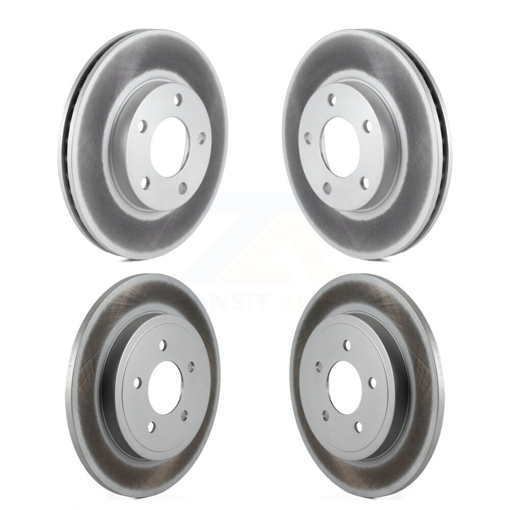 Front Rear Coated Disc Brake Rotors Kit For Ford Escape Mazda Tribute Mercury Mariner KG-100764