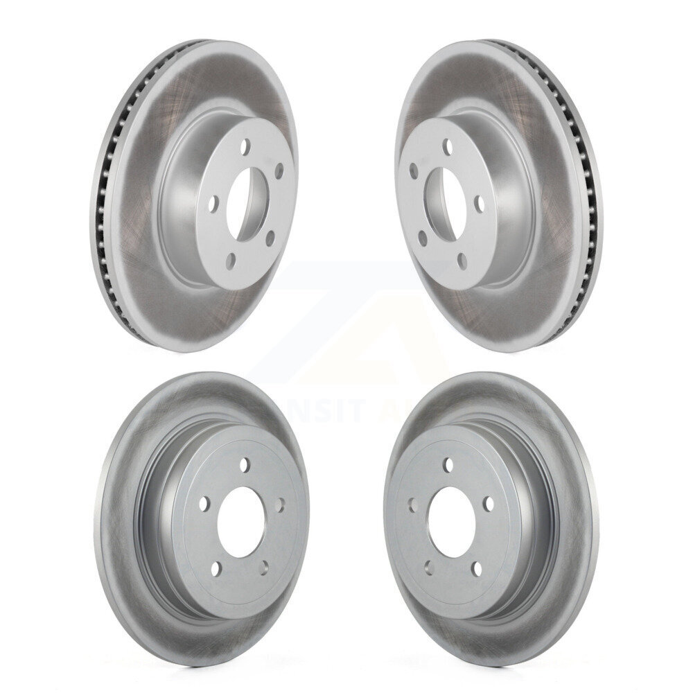 Front Rear Coated Disc Brake Rotors Kit For Ford Explorer Sport Trac 4WD KG-100766
