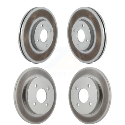 Front Rear Coated Disc Brake Rotors Kit For 2005-2007 Ford Focus rear brakes KG-100781