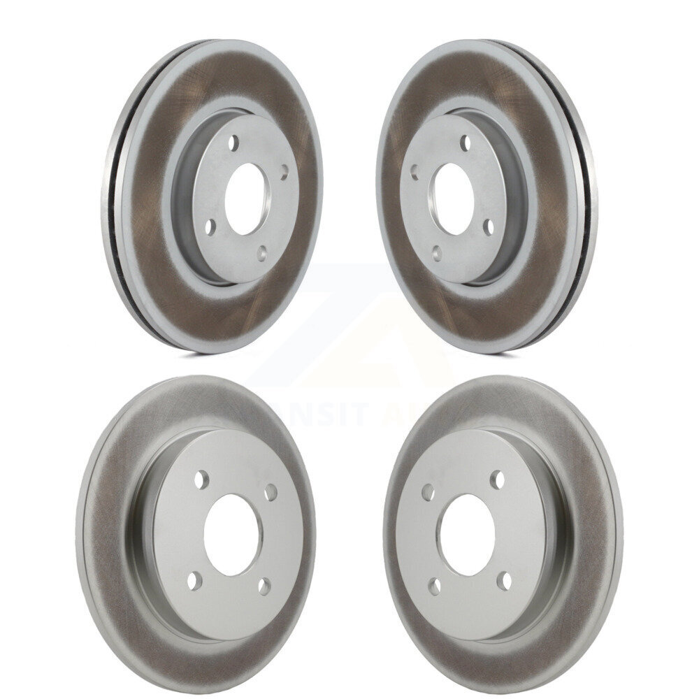 Front Rear Coated Disc Brake Rotors Kit For 2005-2007 Ford Focus rear brakes KG-100781