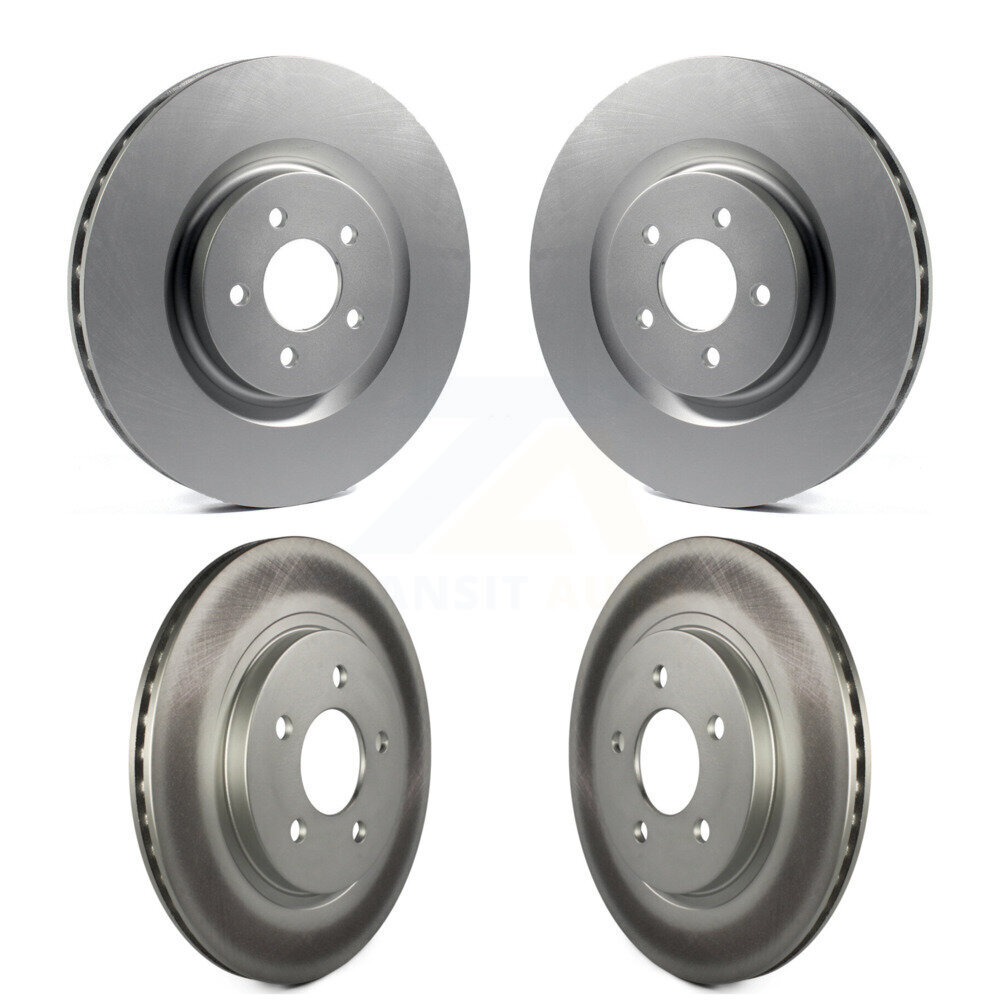 Front Rear Coated Disc Brake Rotors Kit For Ford Mustang KG-100785