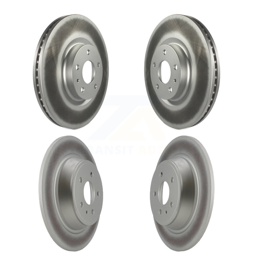 Front Rear Coated Disc Brake Rotors Kit For Ford Fusion Lincoln MKZ KG-100806