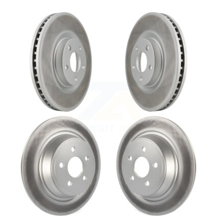 Front Rear Coat Brake Rotors Kit For Ford Edge Lincoln Continental Police Responder Hybrid KG-100813