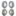 Front Rear Coated Disc Brake Rotors Kit For Mitsubishi Galant KG-100822