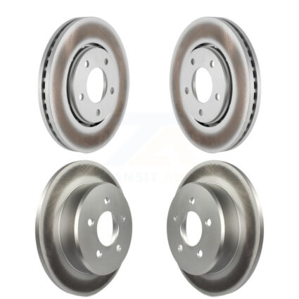Front Rear Coated Brake Rotors Kit For Dodge Caravan Grand Chrysler Town & Country Voyager KG-100826