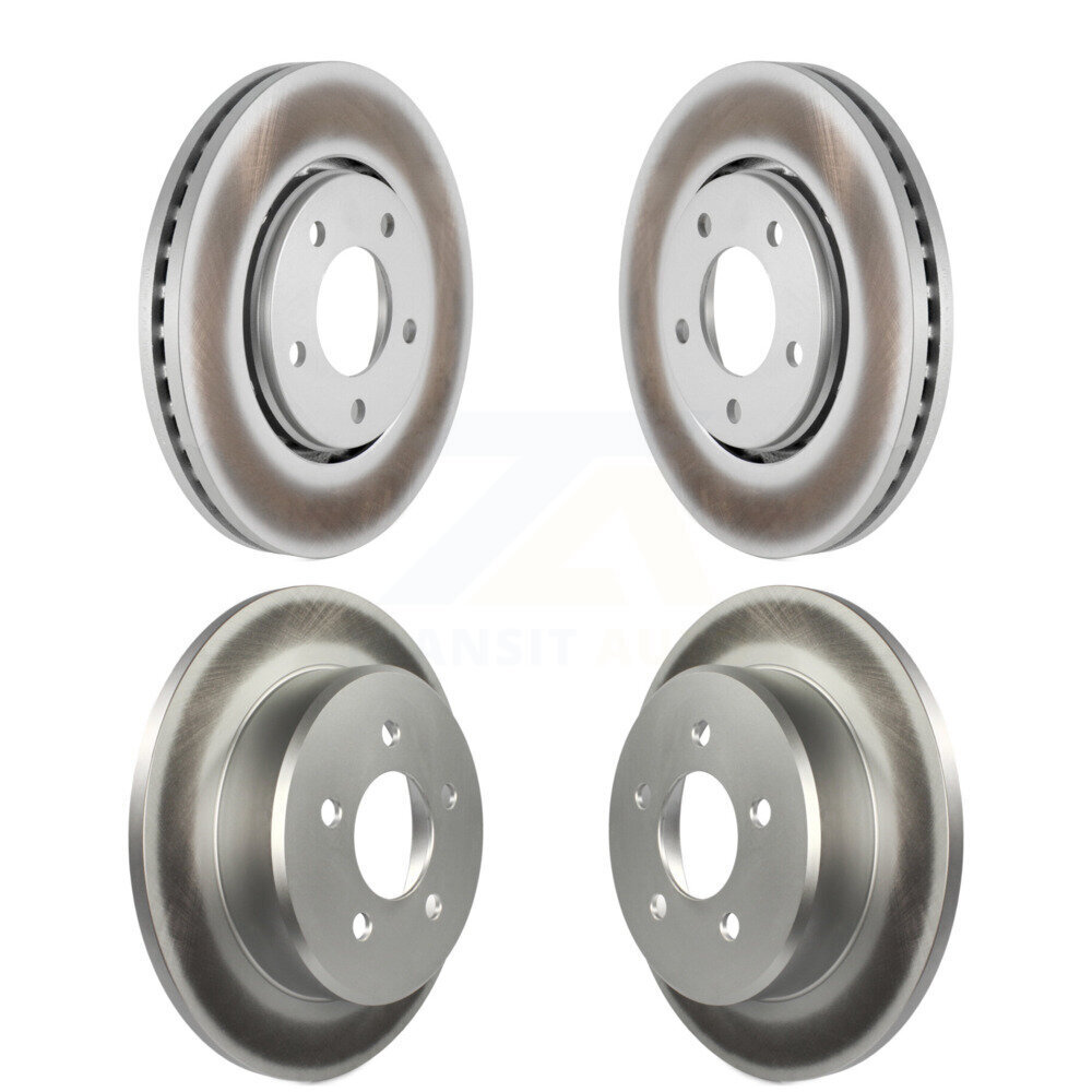 Front Rear Coated Brake Rotors Kit For Dodge Caravan Grand Chrysler Town & Country Voyager KG-100826