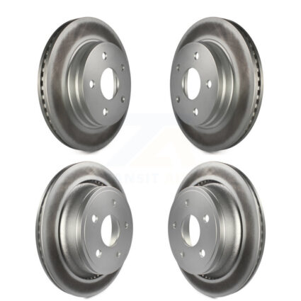 Front Rear Coated Disc Brake Rotors Kit For Ram 1500 Classic Dodge Durango Chrysler Aspen KG-100828