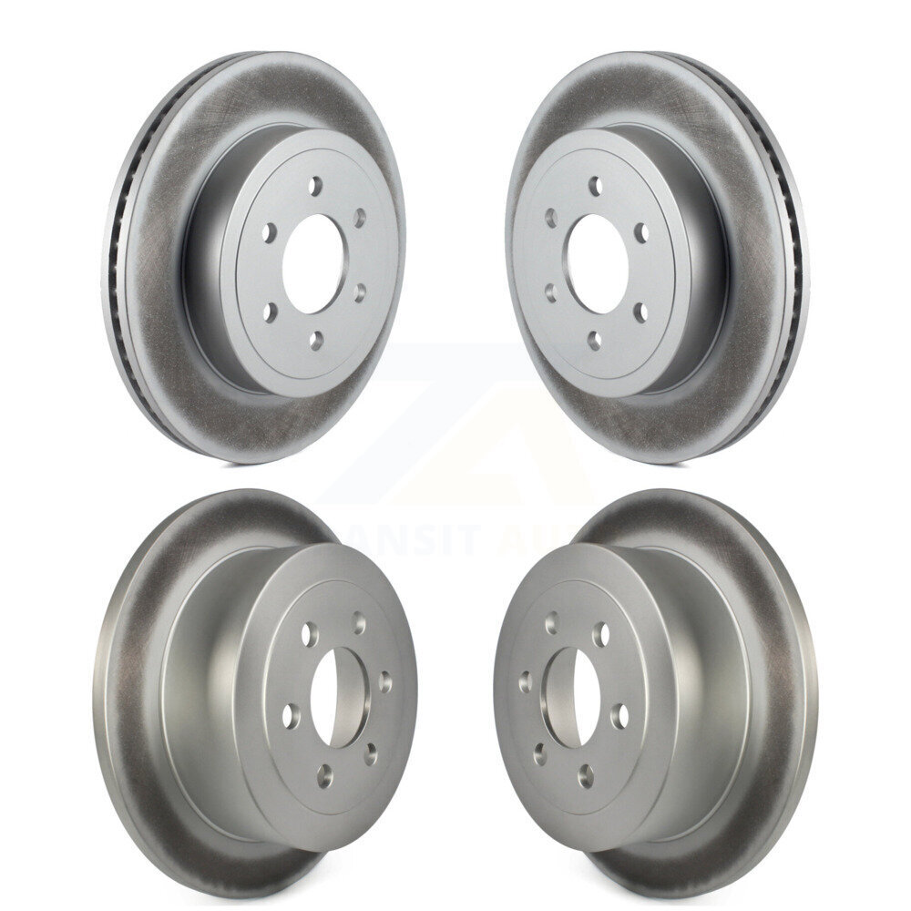 Front Rear Coated Disc Brake Rotors Kit For 2003-2004 Dodge Dakota KG-100830