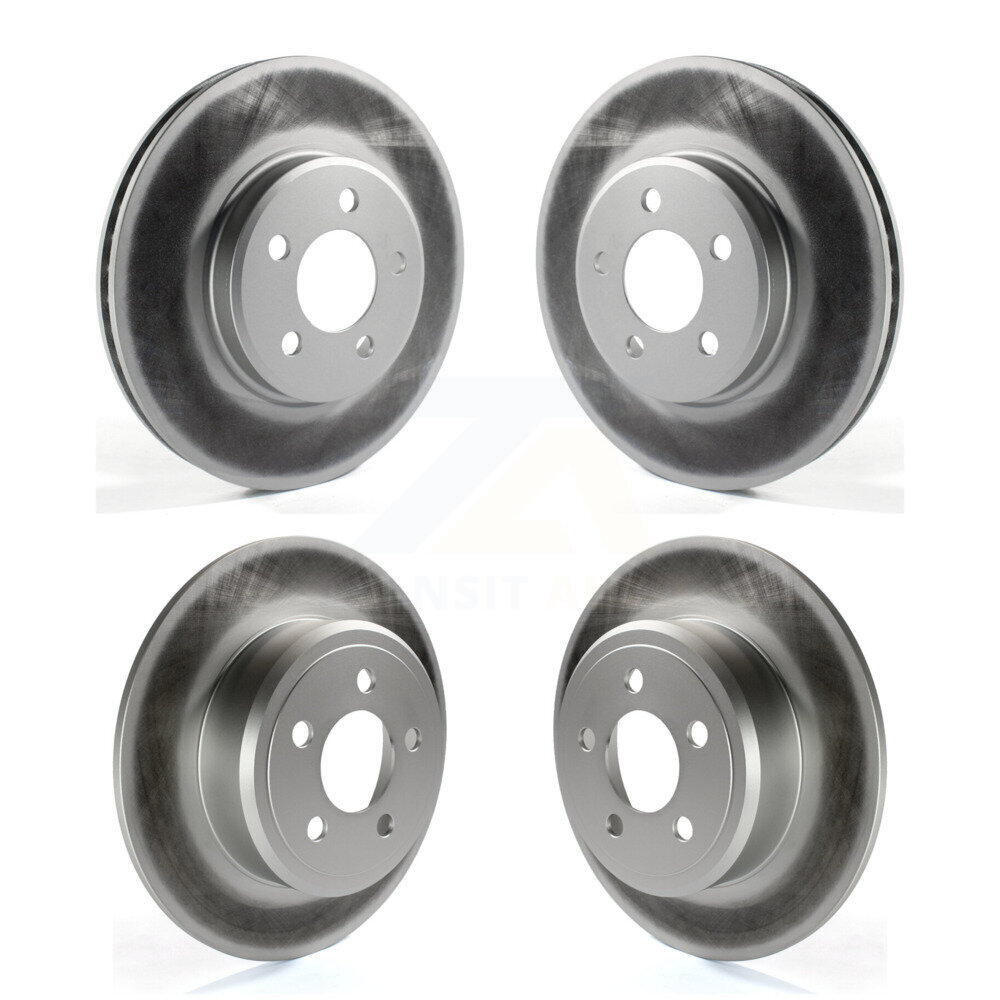 Front Rear Coated Disc Brake Rotors Kit For Dodge Charger Chrysler 300 Challenger Magnum KG-100832