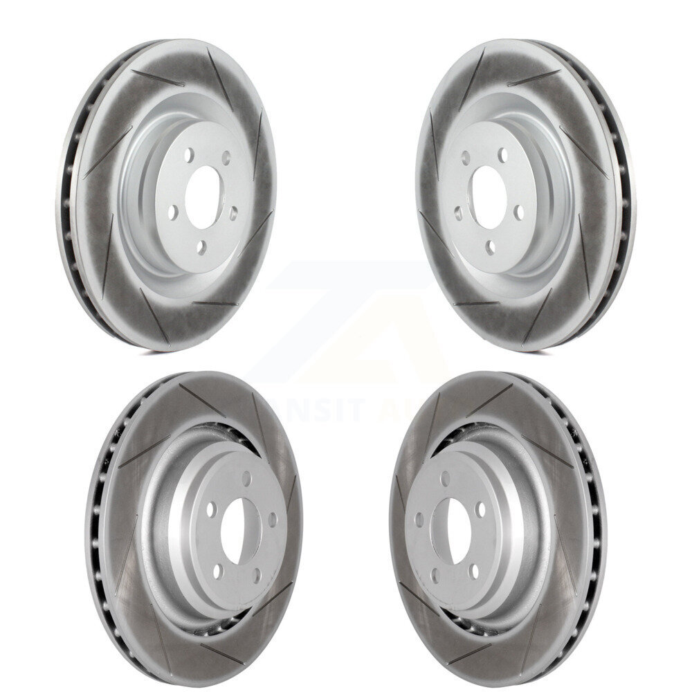 Front Rear Coated Disc Brake Rotors Kit For Dodge Charger Chrysler 300 Challenger Magnum KG-100838