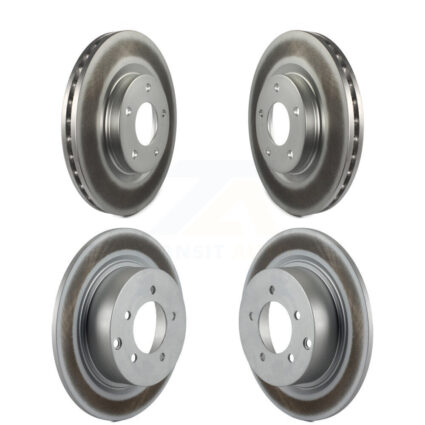 Front Rear Coat Brake Rotor Kit For Jeep Mitsubishi Patriot Lancer Compass Outlander Dodge KG-100841