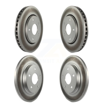 Front Rear Coated Brake Rotors Kit For Dodge Grand Caravan Journey Chrysler Town & Country KG-100848