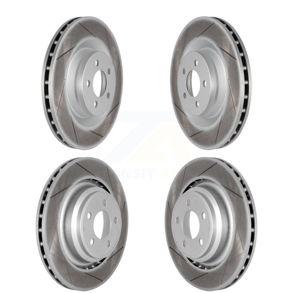 Front Rear Coated Disc Brake Rotors Kit For Dodge Charger Chrysler 300 Challenger Magnum KG-100850